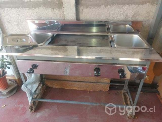 Churrasquera freidora baño maria