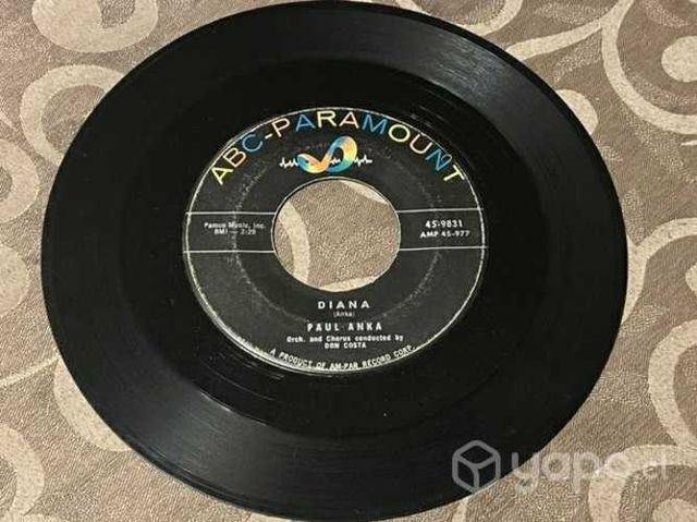 Pack 2 Vinilos Single 7 Paul Anka