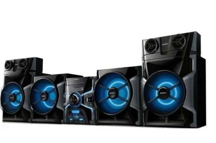 Minicomponente Sony Parlantes Con Led Multicolor Y