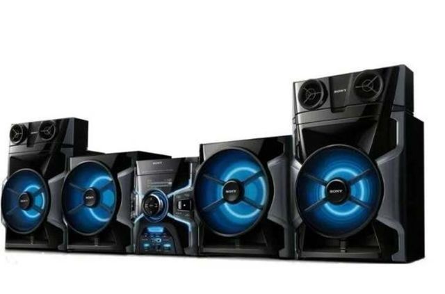 Minicomponente Sony Parlantes Con Led Multicolor Y