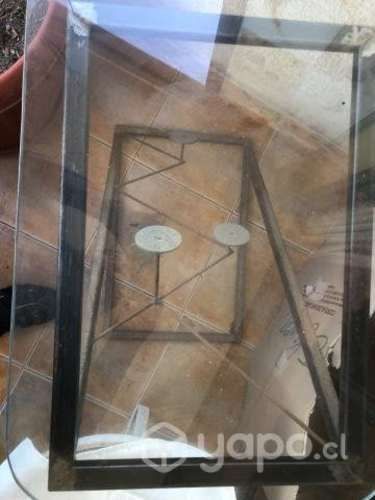 Mesa Cubierta Vidrio