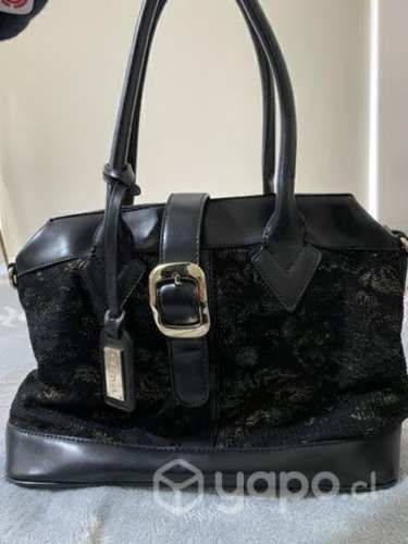 Cartera negra VÍA UNO