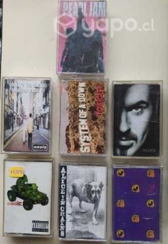Cassettes Anglo Pearl Jam oasis Gorillaz pet shop