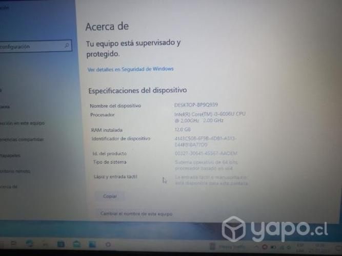 pc semi gamer note hp 250g6