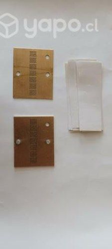 matrices dobles de bronce y 50 vinilos