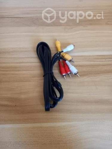 Cable Audio Estéreo 3xRCA a 3xRCA - 3mts