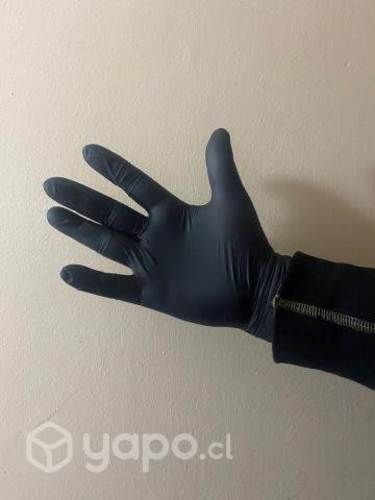 Guantes de nitrilo negro