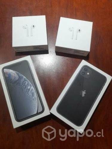 Cajas de teléfonos XR y 11 audífonos IPhone