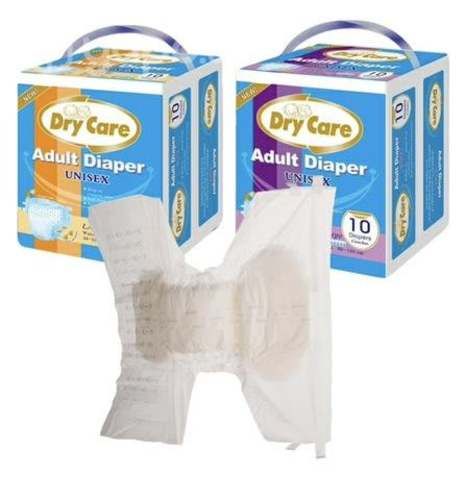 60 Pañales abiertos adultos M,L, XL