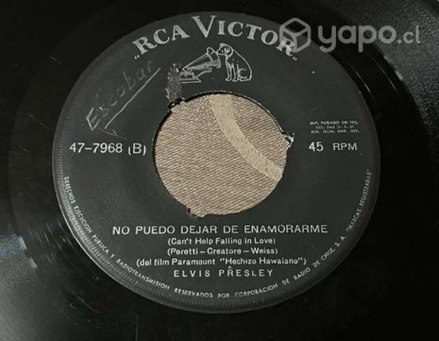 Pack 6 Vinilos Single Elvis Presley