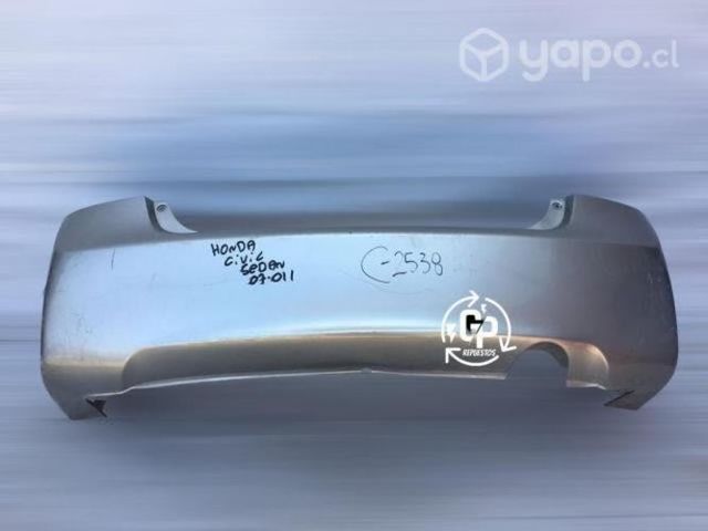 Parachoque trasero honda civic sedan 2007-2011
