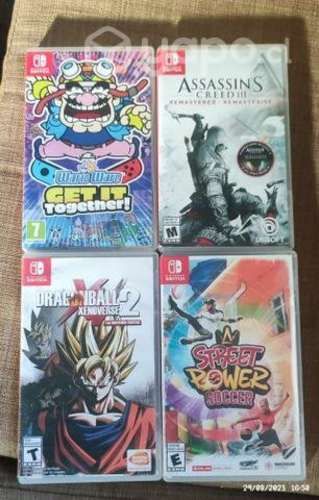 Permuto juegos de nintendo Switch nuevos