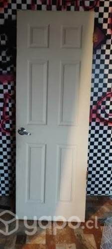 Puerta sinfónia de 70 x 2metros con chapa