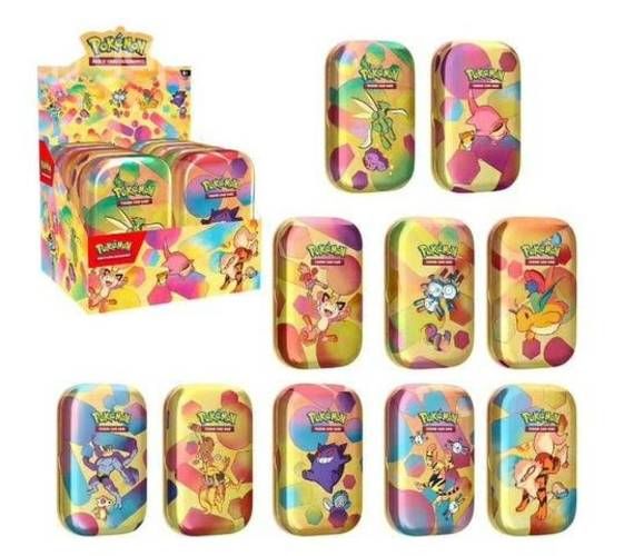 Pokémon colección latas originales