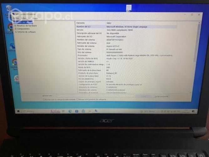 Notebook Acer Aspire a315-41