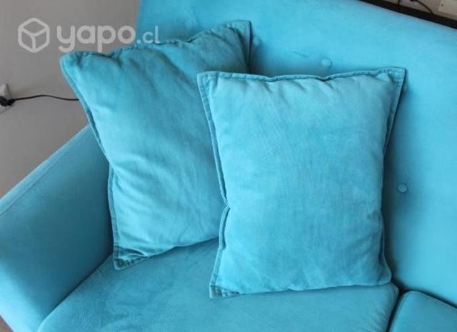 Impecable Sofá de felpa Calipso