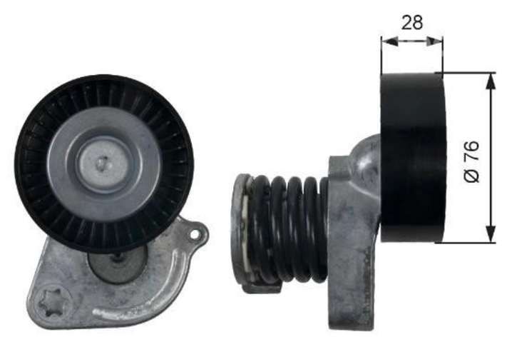 Tensor de correa Mercedes B. CLK/SLK/C/CLC/E/spri+