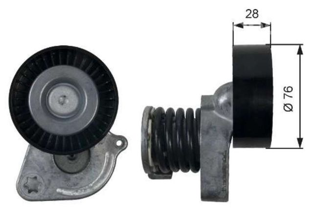 Tensor de correa Mercedes B. CLK/SLK/C/CLC/E/spri+