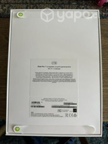 IPad Pro 11 pulgadas 4ta gen, 2TB. Wifi+ cel 4g