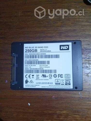 Disco sólido Ssd de 250 gb WD BLUE sin wnvase