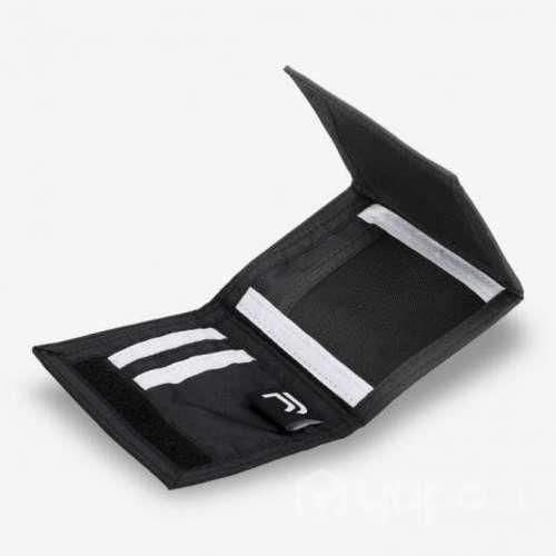 Juventus Billetera Velcro Negra Estampado Amarillo