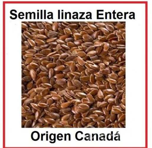 Linaza entera y molida
