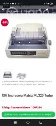 Oki impresora matriz ML 320 turbo