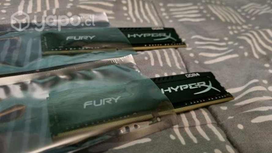 16 GB de RAM DDR4 (2 x 8 GB) Kingston Fury HyperX
