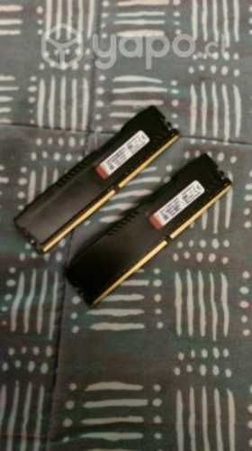 16 GB de RAM DDR4 (2 x 8 GB) Kingston Fury HyperX