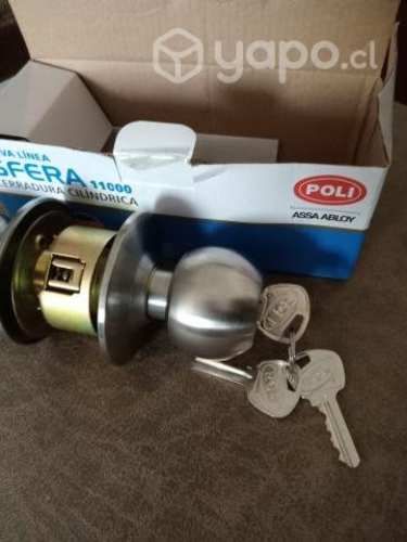 Cerradura cilindrica con llaves .poli