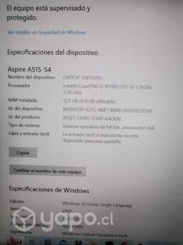 Laptop Acer aspire 5