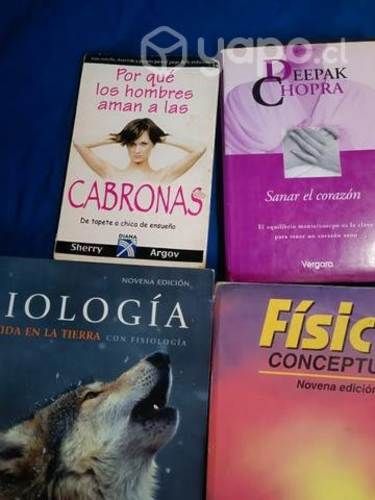 4 libros por separados cada uno valores diferentes