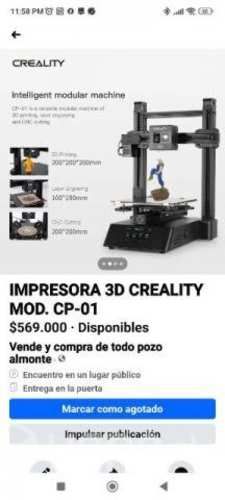 Impresora 3D Creality CP-01