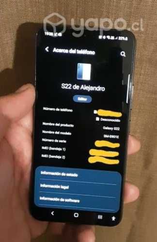 Galaxy S22 y tab s6 lite