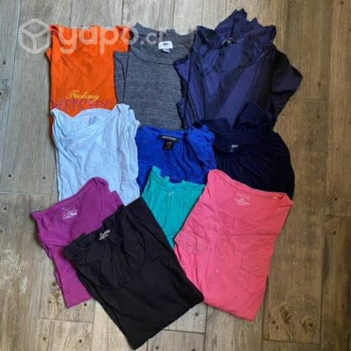 Lote de 60 Poleras de algodón de dama, XL a XXL