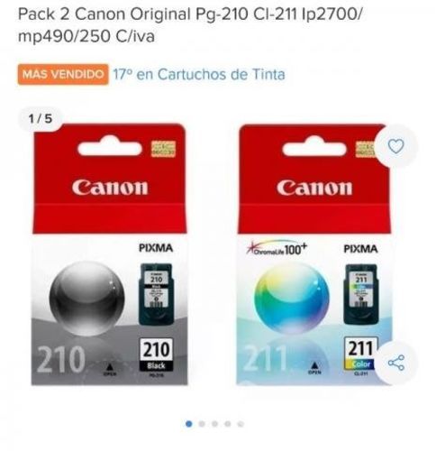 Tintas para impresora Canon