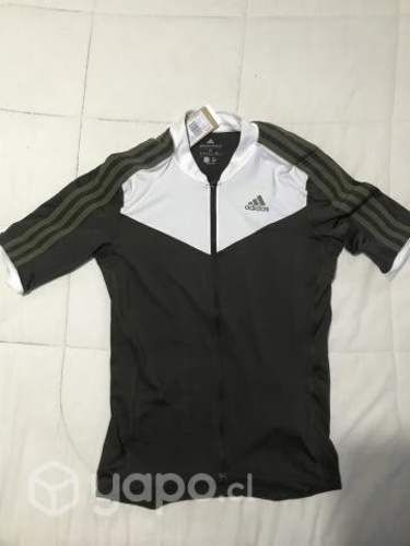Tricota de ciclismo the letras manga corta adidas