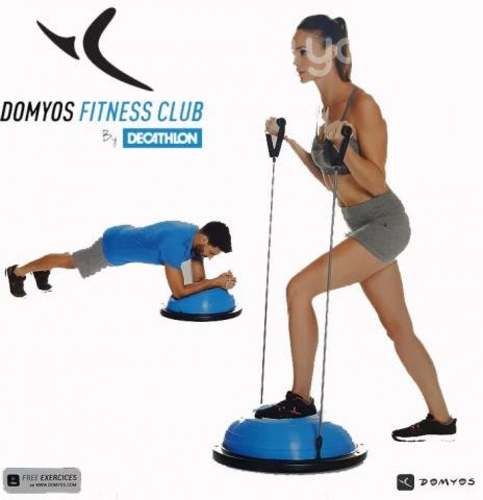 Balón equilibrio con bandas de resistencia DOMYOS