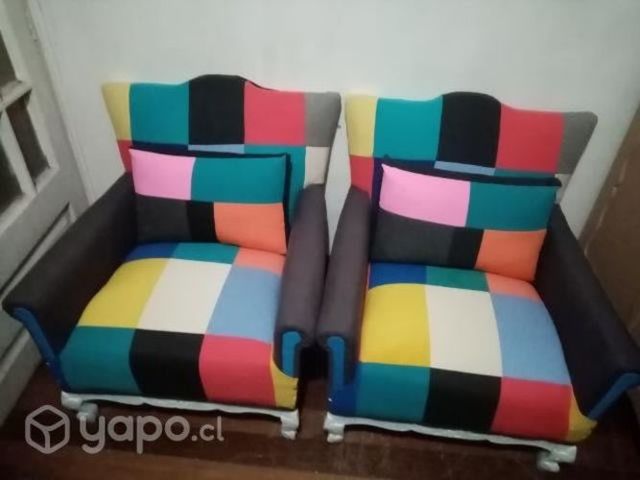 Par de sillones individuales normando