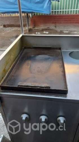 Carro de arrastre para comida rapida