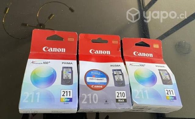 Tintas canon 210,211