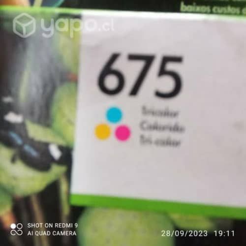 Tinta HP 675 color original