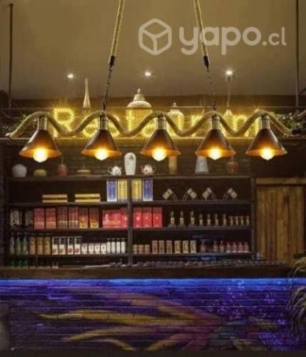 Lampara colgante retro e27*5