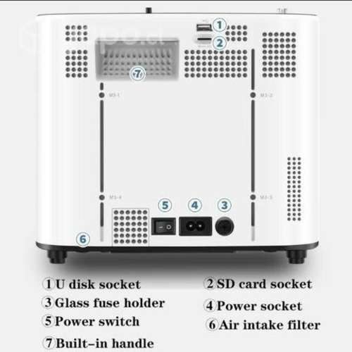 Concentrador de oxígeno medicinal 1 mes de uso