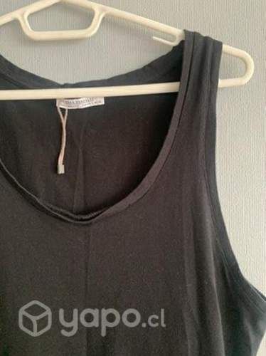 Vestido Zara/con transparencia en talla S/M.