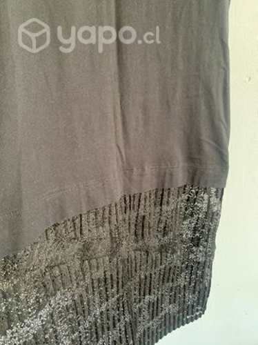 Vestido Zara/con transparencia en talla S/M.