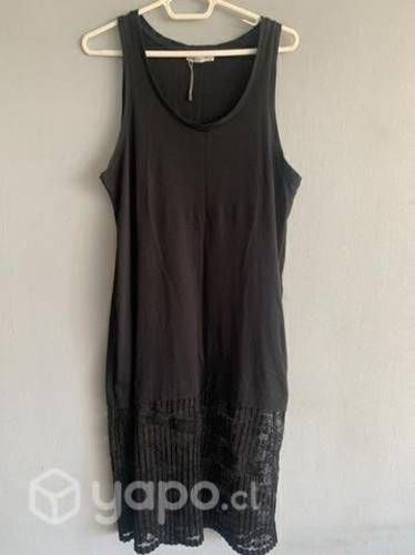 Vestido Zara/con transparencia en talla S/M.