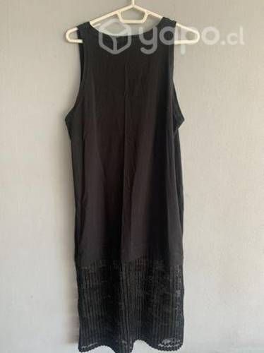Vestido Zara/con transparencia en talla S/M.