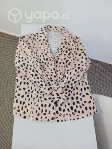 Blusa animal print talla s