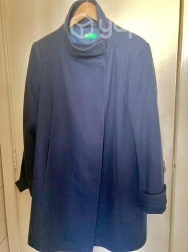 Abrigo benetton mujer talla xl lana